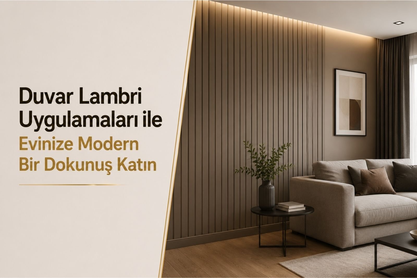 Duvar Lambri Uygulamaları ile Evinize Modern Bir Dokunuş Katın 