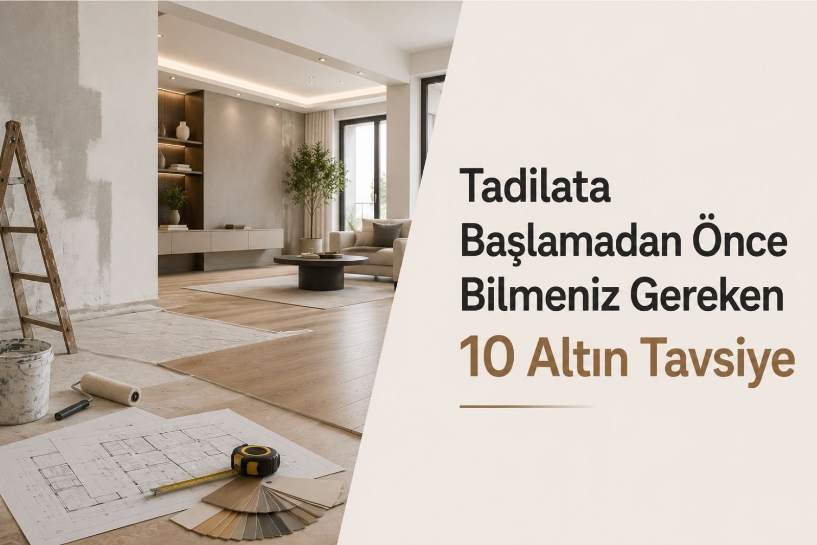 Tadilata Başlamadan Önce Bilmeniz Gereken 10 Altın Tavsiye